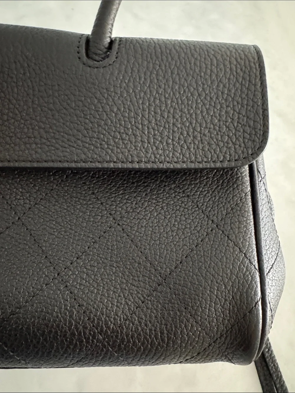 CHANEL Black Quilted Caviar Leather Small Urban Shopping Tote 2026 Gold Hardware